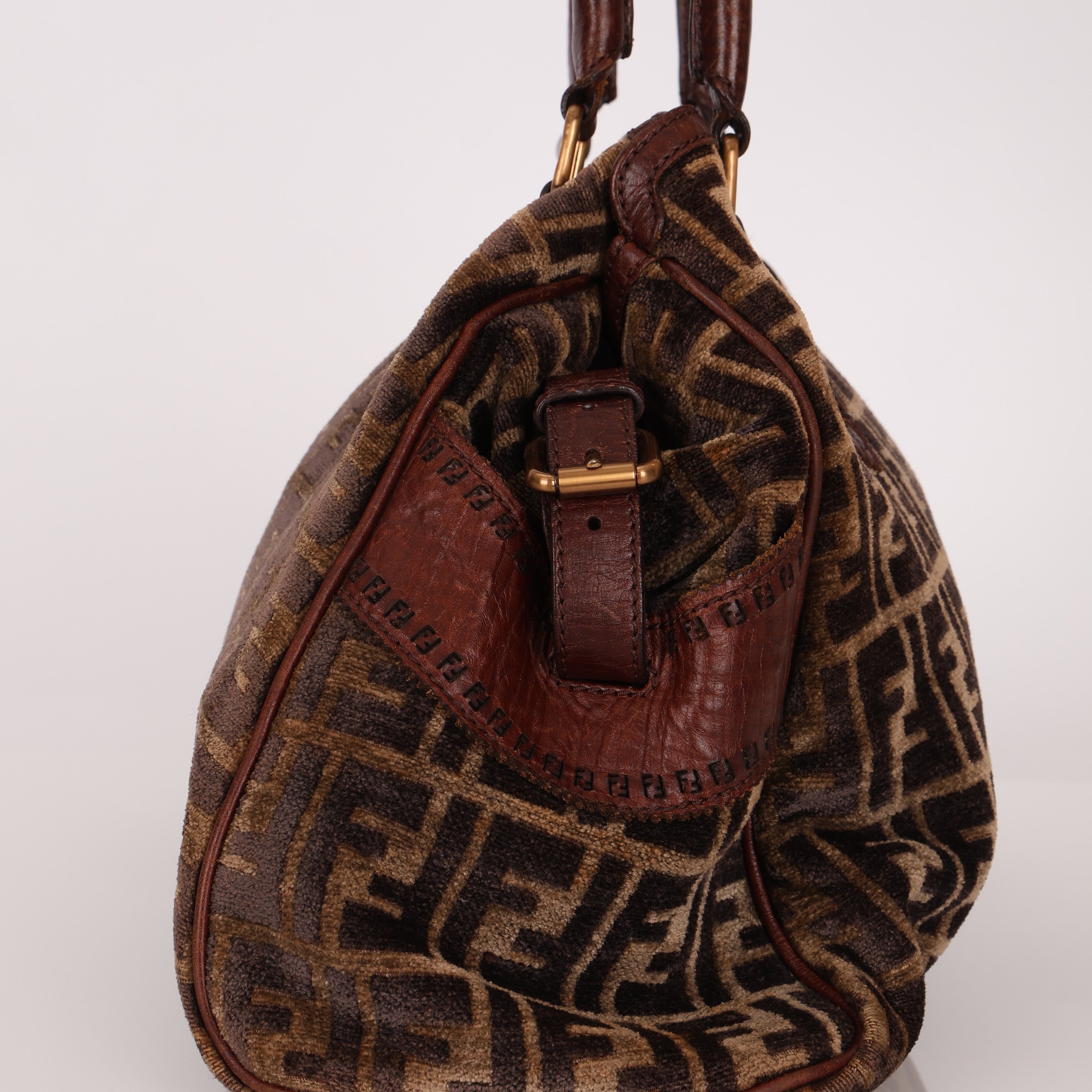 Fendi Zucca Chenille Star Etnico Tote