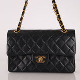 Chanel 1986 Lambskin Classic Small Double Flap