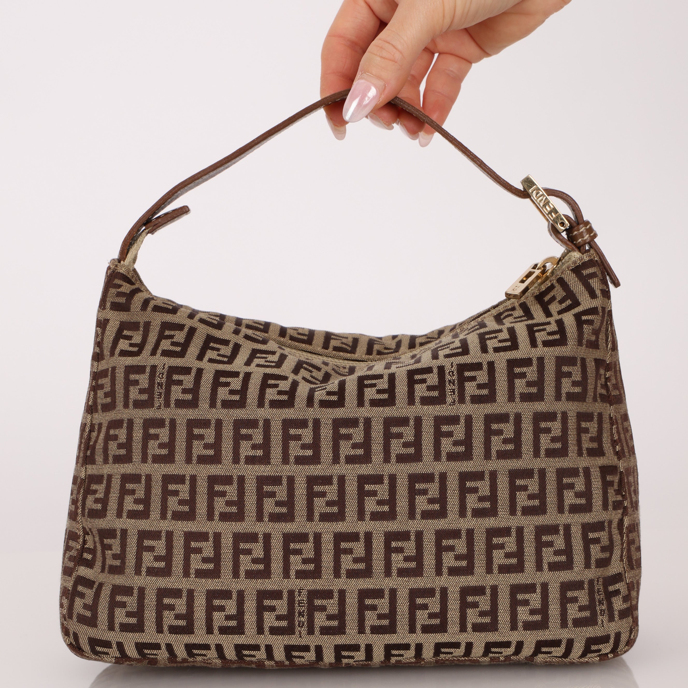 Fendi Zucchino Mini Pouch Bag