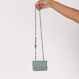 Chanel 2021 Caviar Sage Belt Bag