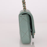Chanel 2021 Caviar Sage Belt Bag