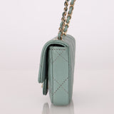 Chanel 2021 Caviar Sage Belt Bag