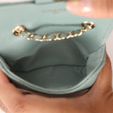 Chanel 2021 Caviar Sage Belt Bag