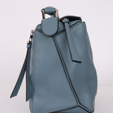 Loewe Medium Blue Puzzle Bag