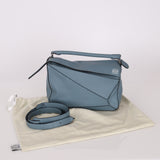 Loewe Medium Blue Puzzle Bag