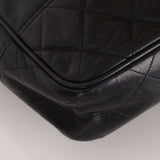 Chanel 1986 Vintage Navy Lambskin Chain Tote