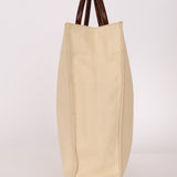Chanel 1997 Vanilla Caviar Acrylic Wood Tote