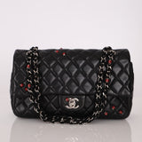 Ultra-Rare Chanel 2011 Lambskin Ladybug Medium Classic Flap Bag