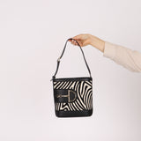 Gucci Zebra 73 Small Bucket Bag