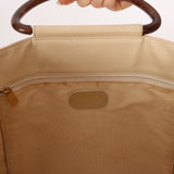 Chanel 1997 Vanilla Caviar Acrylic Wood Tote