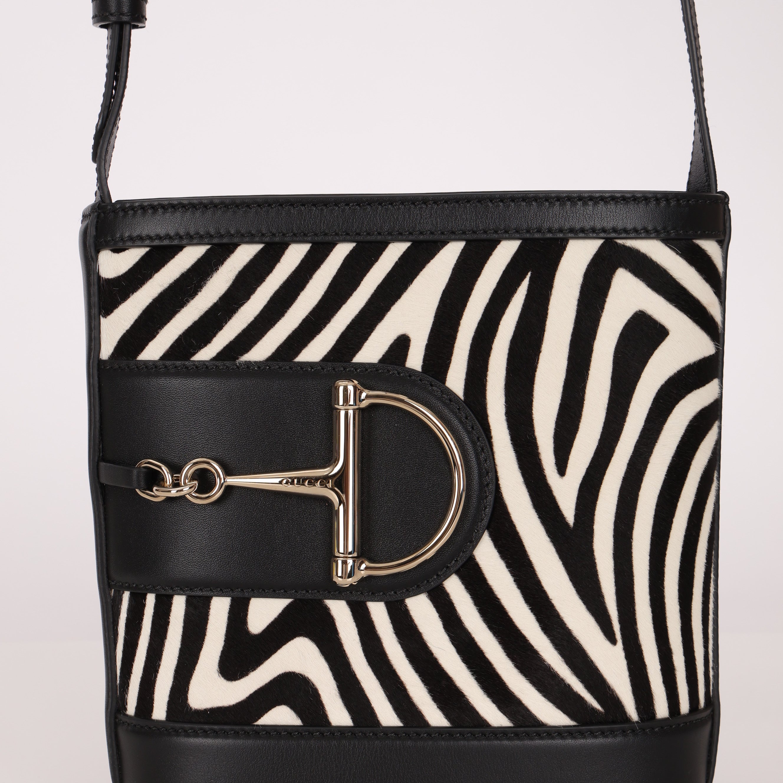 Gucci Zebra 73 Small Bucket Bag