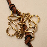 Loewe Gold Anagram Bag Charm