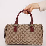 Gucci GG Canvas Bowler Bag