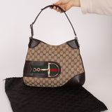 Gucci GG Canvas Hasler Hobo