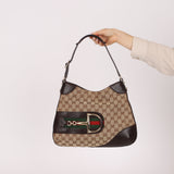 Gucci GG Canvas Hasler Hobo