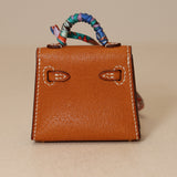 Ultra-Rare Hermès 2020 Toffee Peau Porc Micro Twilly Kelly GHW
