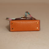 Ultra-Rare Hermès 2020 Toffee Peau Porc Micro Twilly Kelly GHW