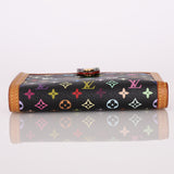 Limited Edition Louis Vuitton x Takashi Murakami Noir Short Wallet