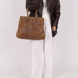 Limited Edition Bottega Veneta x Bergdorf Goodman 2003 Karang Intrecciato Milo Tote
