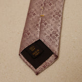 Louis Vuitton Monogram Pink Diamond Silk Tie