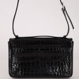 Rare Gucci x Tom Ford Shiny Crocodile 'Constance' Shoulder Bag