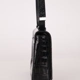 Rare Gucci x Tom Ford Shiny Crocodile 'Constance' Shoulder Bag