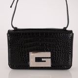 Rare Gucci x Tom Ford Shiny Crocodile 'Constance' Shoulder Bag