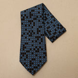 Rare Chanel 2004 Crossword Letters Print Silk Tie