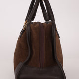 Loewe Brown Suede Amazona Bag