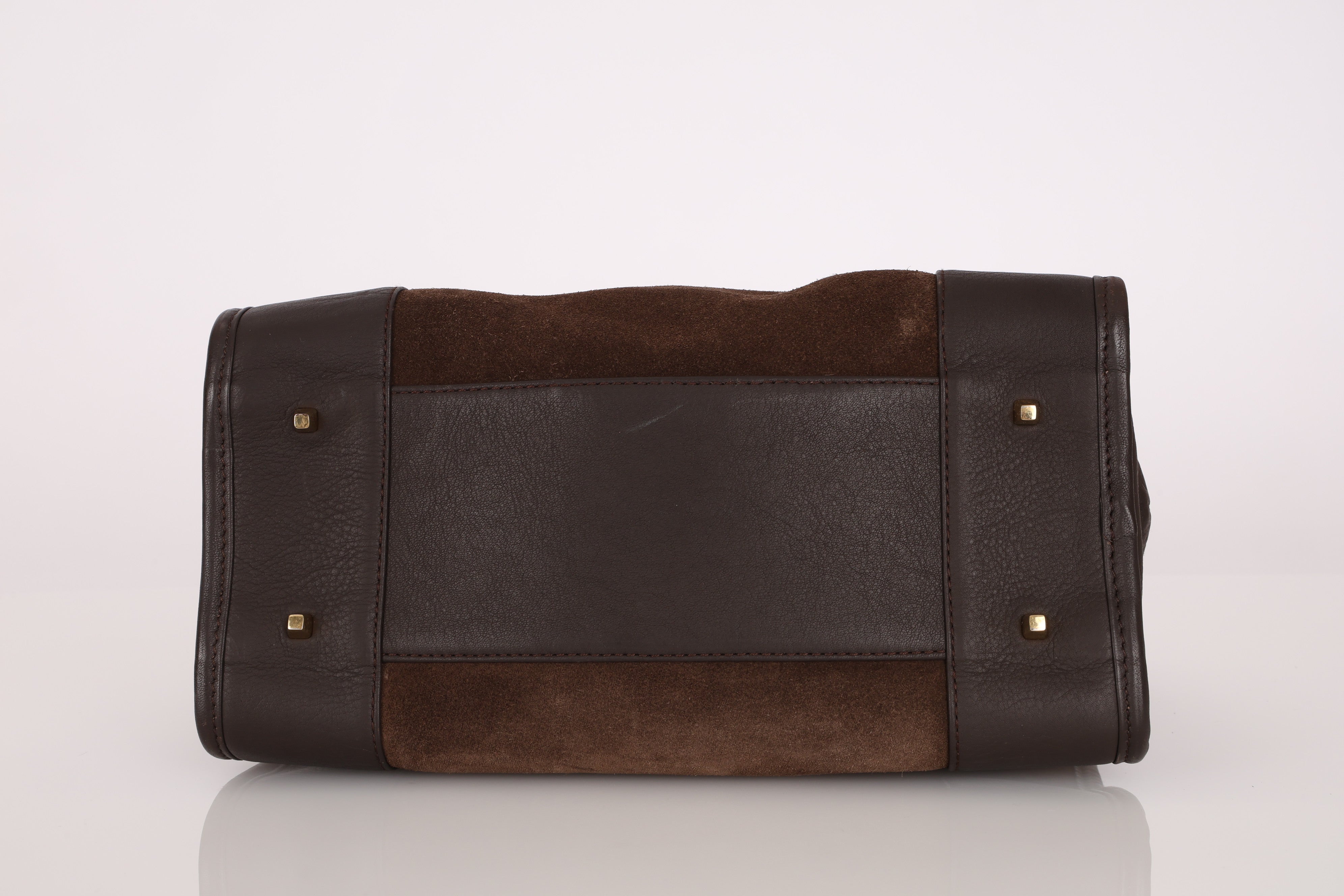 Loewe Brown Suede Amazona Bag