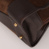 Loewe Brown Suede Amazona Bag