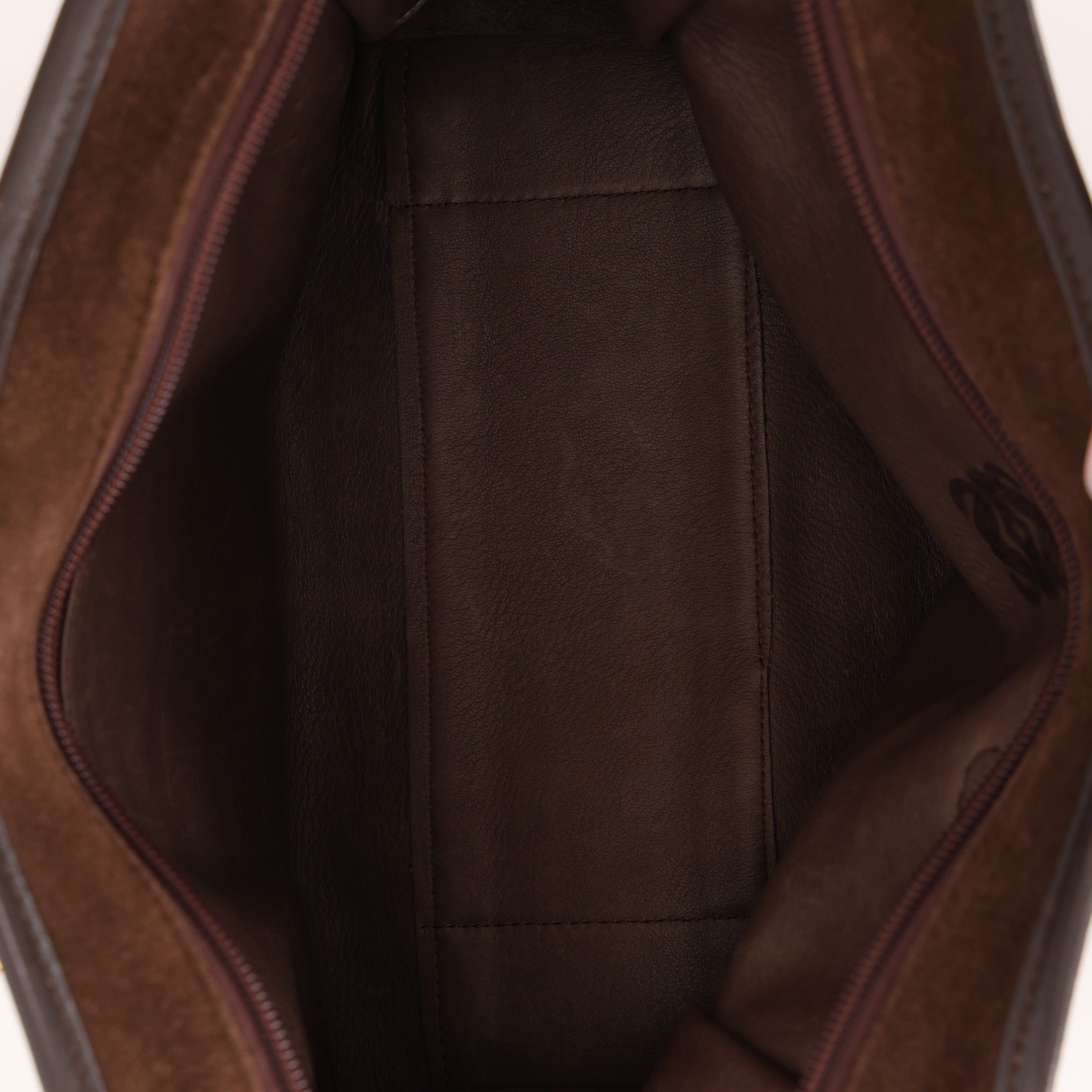Loewe Brown Suede Amazona Bag