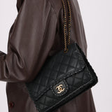 Chanel 2015 Small Iridescent Calfskin Happy Stitchy Flap Bag