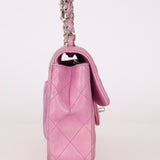 Chanel 2011 Pink Lambskin East West Flap Bag