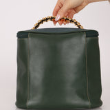 Loewe Emerald Green Velazquez Top Handle Bag