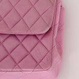 Chanel 2011 Pink Lambskin East West Flap Bag