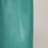 Rare Chanel 1997 Turquoise Caviar Kelly Bag 24K GP