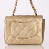 Chanel 1997 Metallic Micro Classic Flap