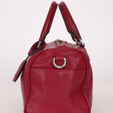 Loewe Raspberry Leather Amazona Bowler 25