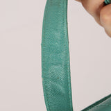 Rare Chanel 1997 Turquoise Caviar Kelly Bag 24K GP