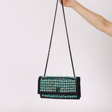 Chanel 2015 Houndstooth Tweed Single Flap