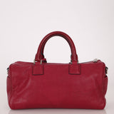 Loewe Raspberry Leather Amazona Bowler 25