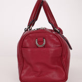 Loewe Raspberry Leather Amazona Bowler 25