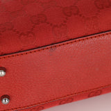 Gucci Monogram Mini Red Boston Bag