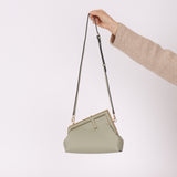 Fendi First Small Light Sage Green Clutch