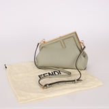 Fendi First Small Light Sage Green Clutch