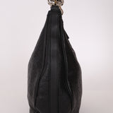 Gucci Monogram Embossed Leather Hobo