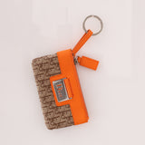 Dior 2005 Diorissimo Street Chic Orange Key Pouch