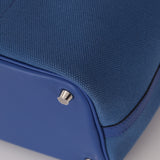 Hermès 2022 Bleu France Swift and Canvas Cargo Picotin 18 PHW