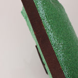 Fendi Green Beaded Baguette